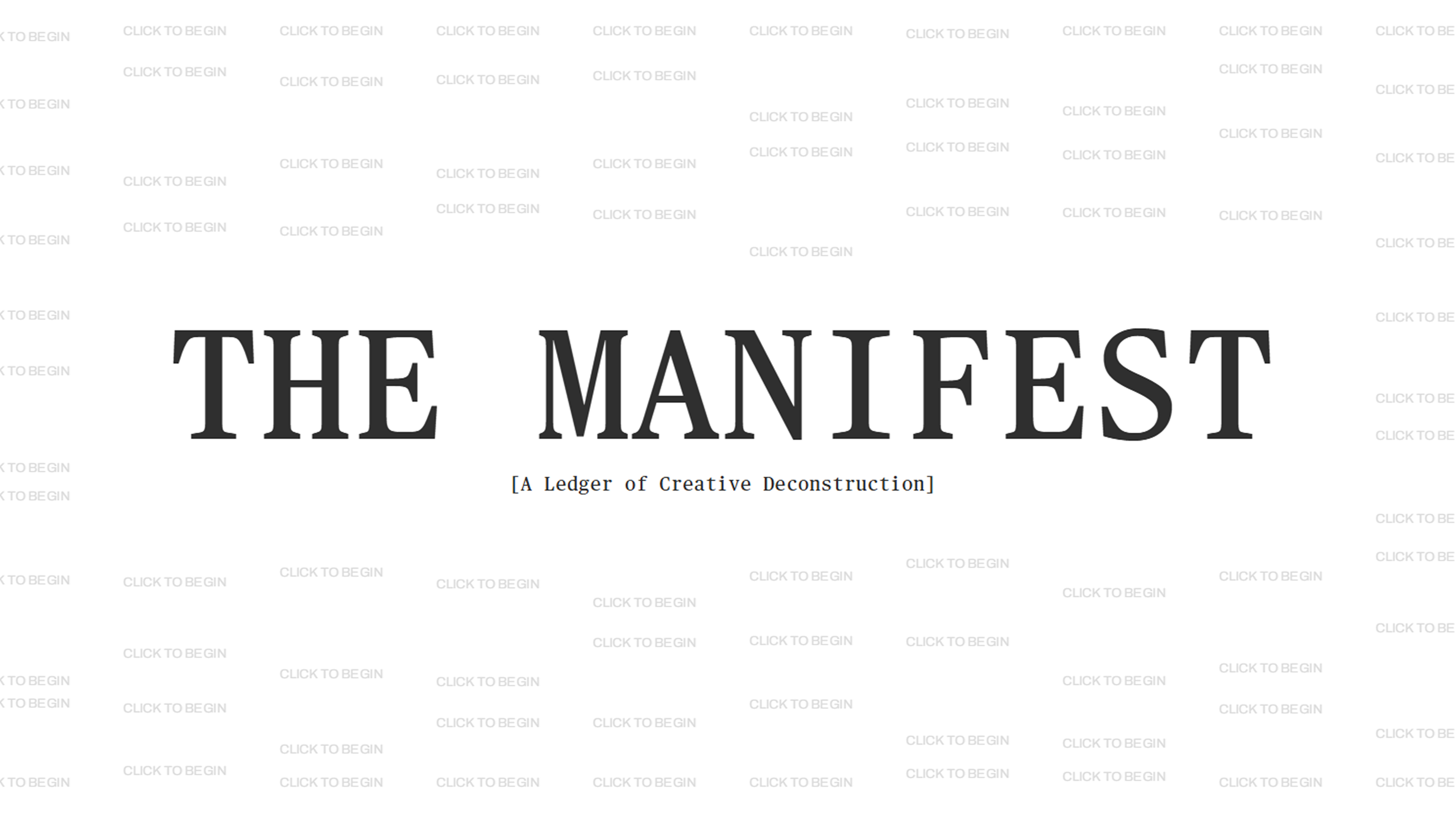 The Manifest